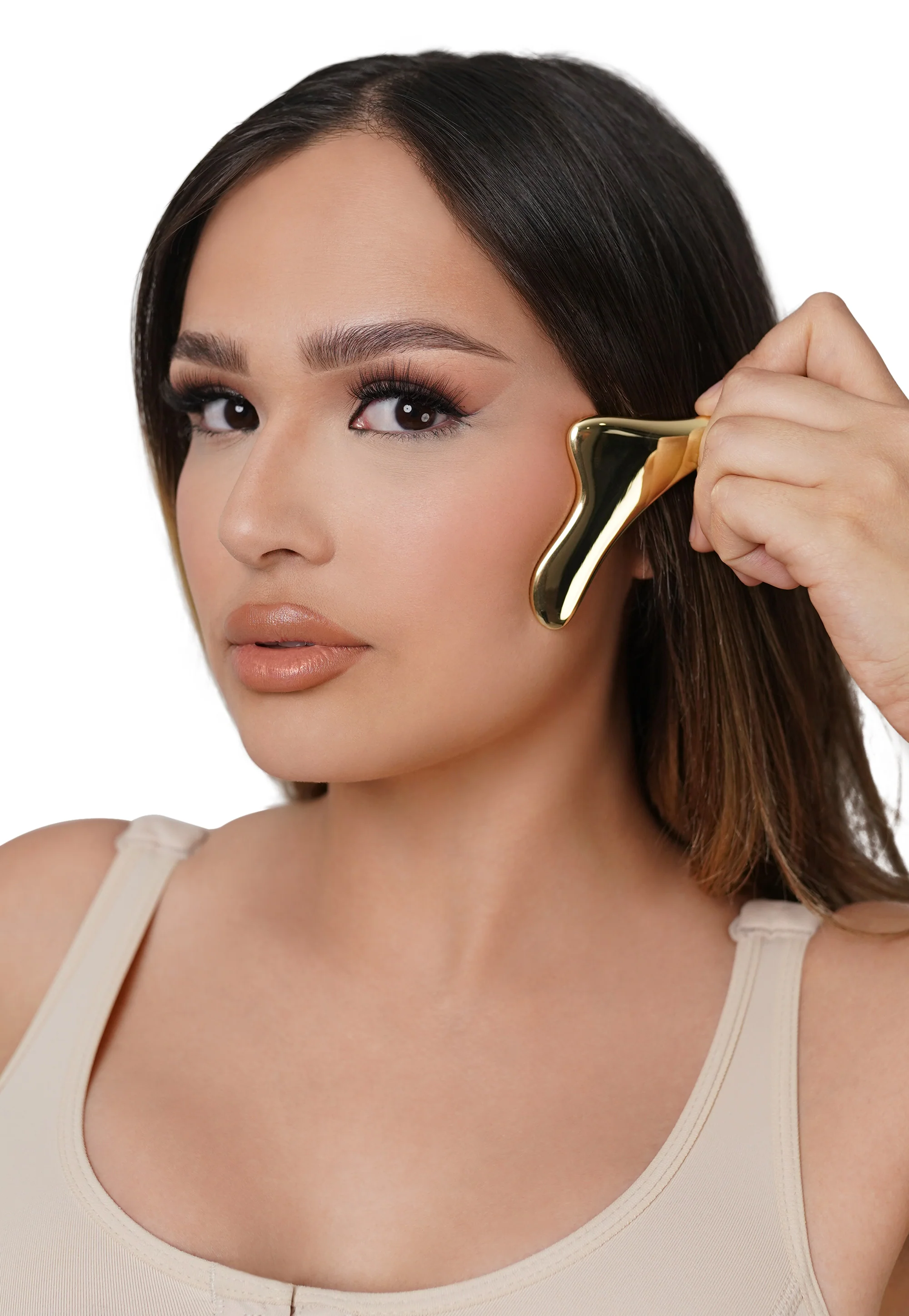 Gold Stainless Steel Gua Sha – Professional Lymphatic Sculpt Tool - Image 6